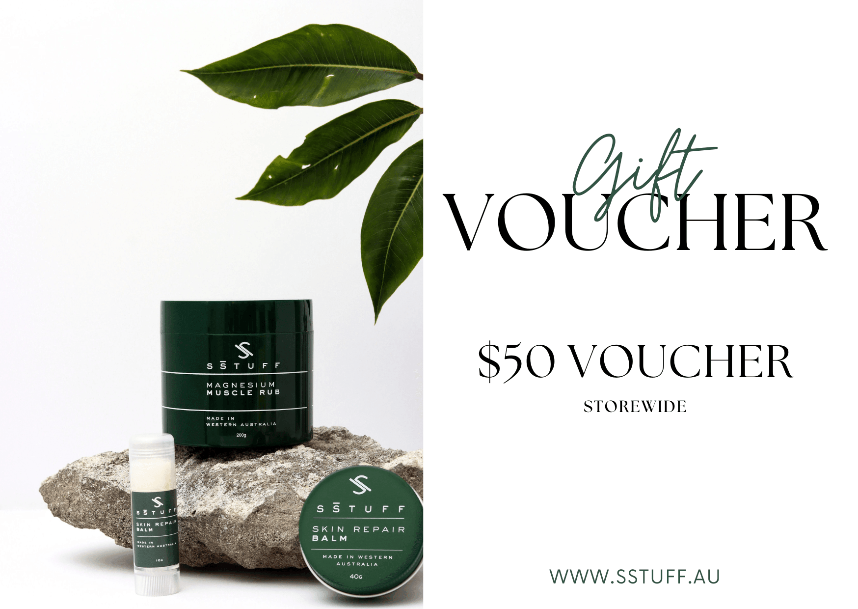 $50 gift voucher for family and friends